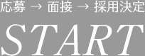 応募→面接→採用決定